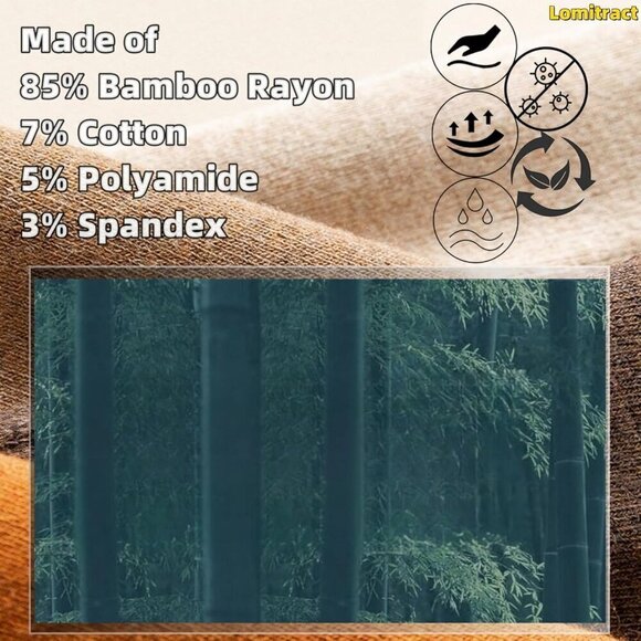 ✨ Lomitract Mini Crew Socks Women White Bamboo Fashion Comfortable Socks - Picture 5 of 6